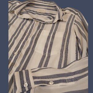 AMERICAN EAGLE Oversized Long-Sleeve Button-down S - EUC